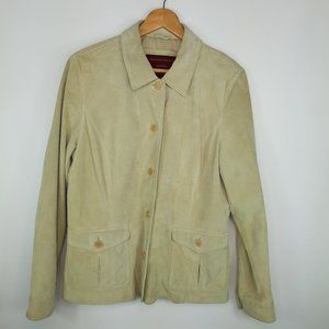 Eddie Bauer Size XL Seattle Suede Washable Jacket